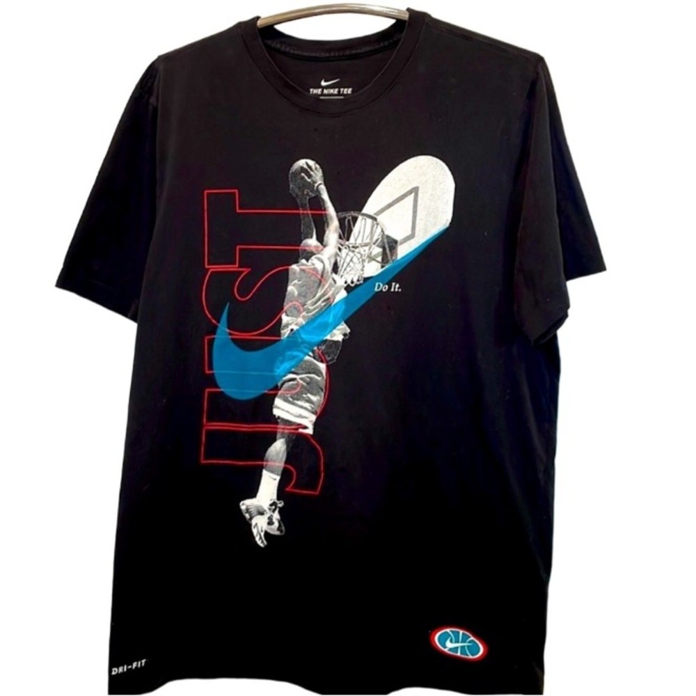 NIKE | Mens NIKE Just Do It Dri-Fit Basketball T-Shirt, Size XL..