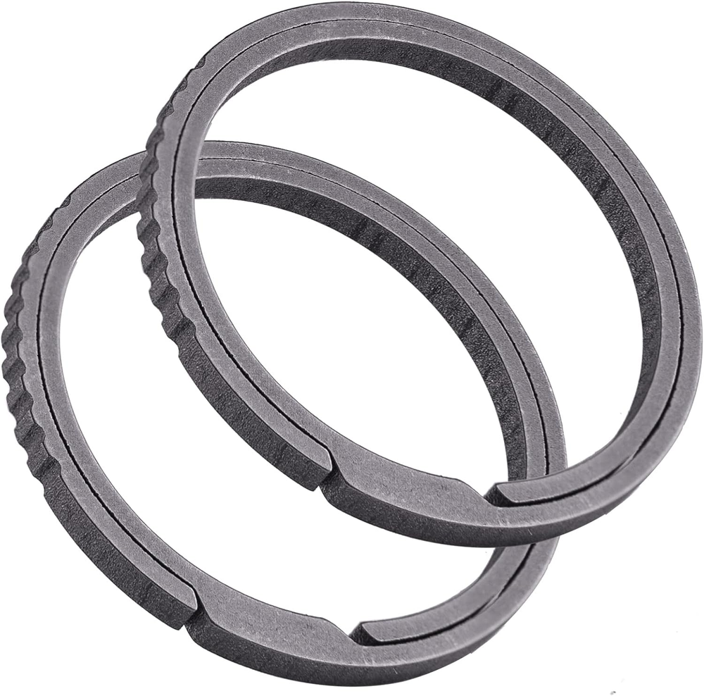 Key Rings for Keychains,Carabiner Keychain Ring Titanium Key Rings Heavy Duty ro