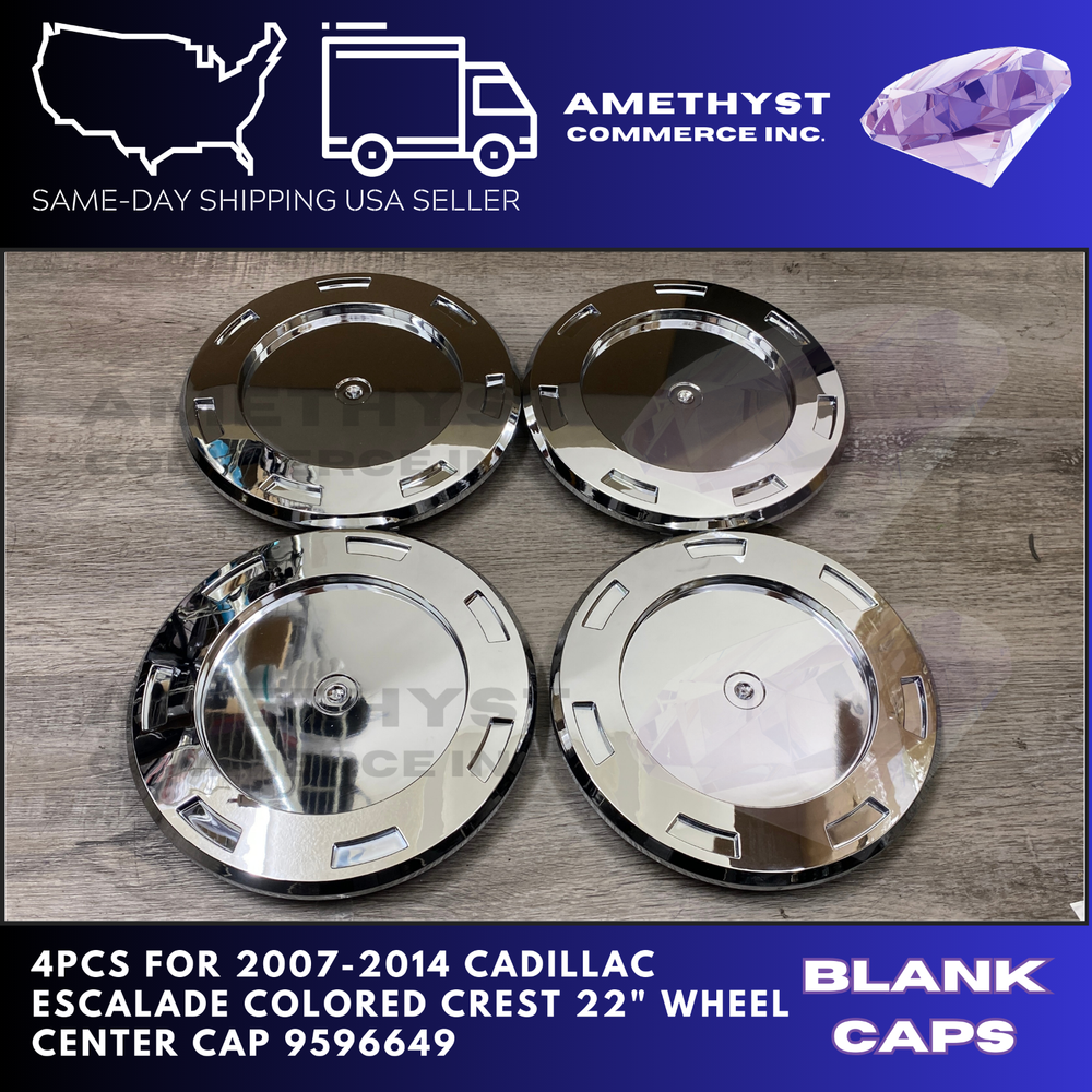 4PCS For Cadillac Escalade 22 inch Wheel Center Hub Caps Brand New 2007-2014 US