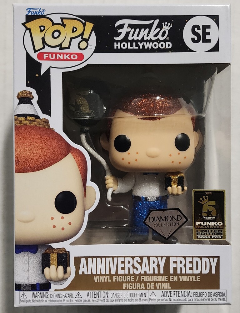 Funko Hollywood Diamond Anniversary Freddy LE 3K W/ Protector