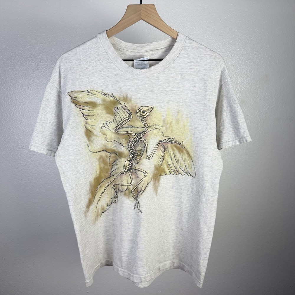 Vintage 90’s Dinosaur Museum Fossil Science Single Stitch T Shirt Size Large