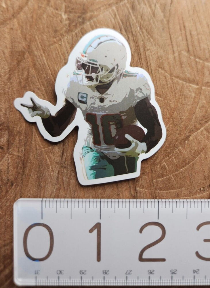 Tyreek Hill Miami Dolphins NFL Cheetah Sticker Decal