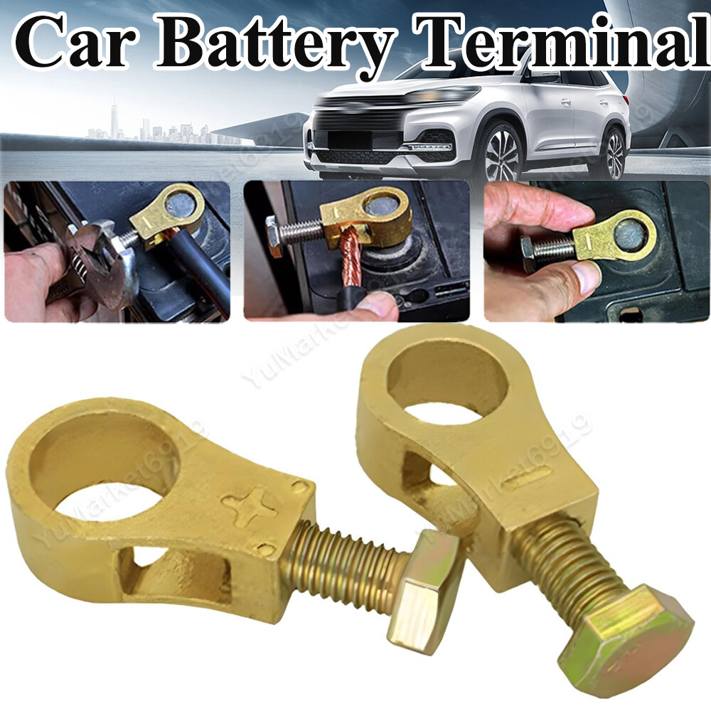 New Pure Copper Battery Connection Clip, Car Battery Terminal Connectors Kit