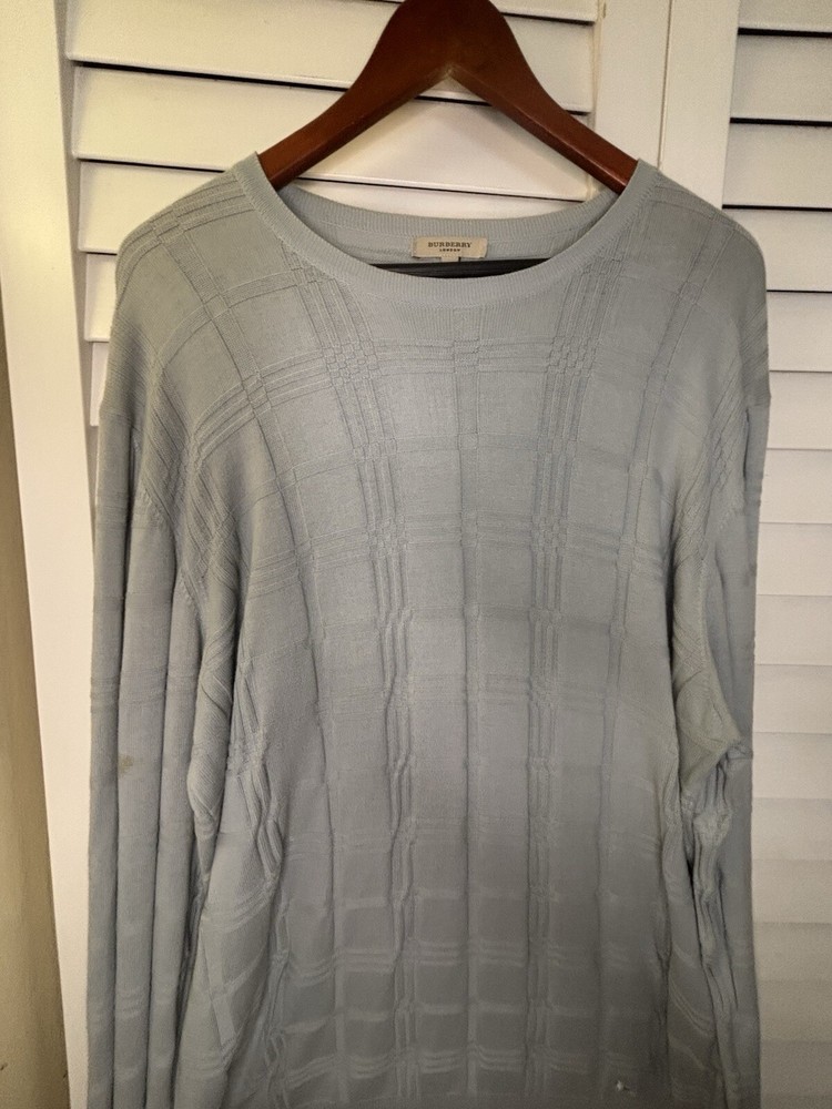 Burberry Blue Sweater men’s- XL