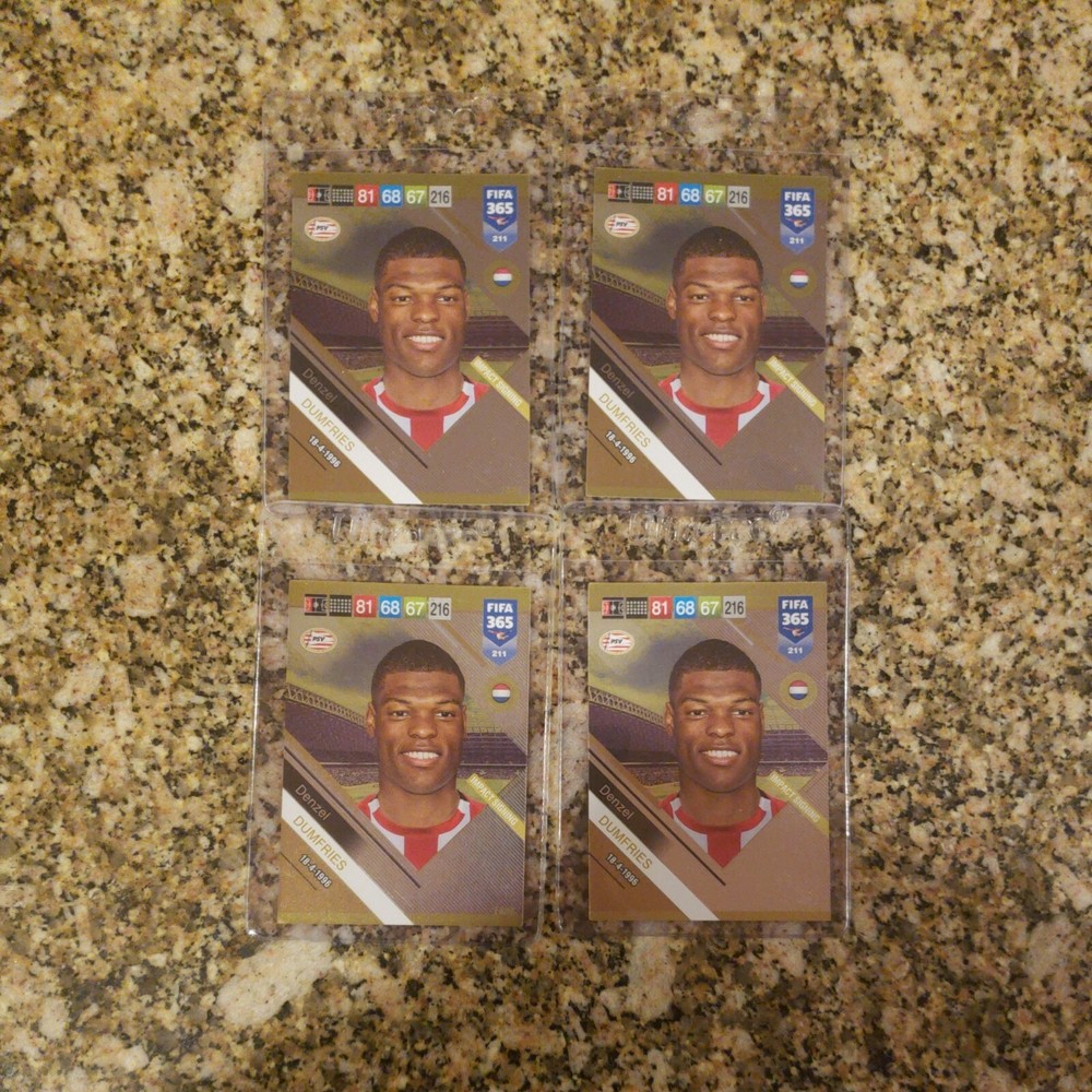 ⚽ 2019 Panini Adrenalyn XL Denzel Dumfries RC Rookie 4 Total Inter Milan
