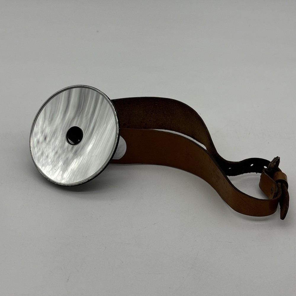 Vintage Boilo Carstens Doctor’s Head Mirror Reflector Leather Headband USA