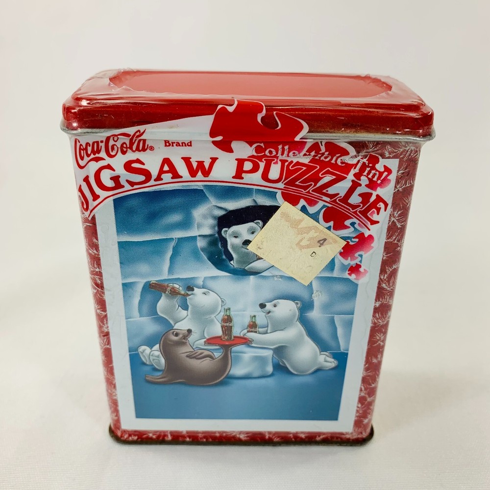 Vintage  Coca-Cola 75 Piece Jigsaw Puzzle in Collectible Tin -Unopened-Brand New