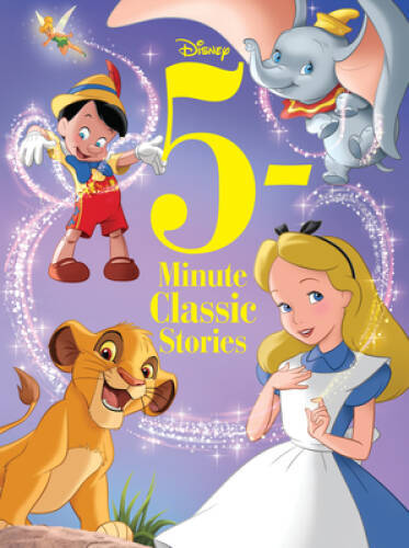 5-Minute Disney Classic Stories Hardcover Book for Kids  