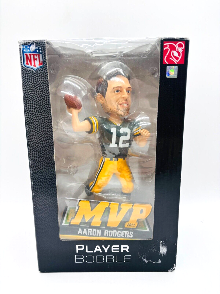 Aaron Rodgers 2011 MVP Green Bay Packers Limited Edition 360 Forever Bobblehead-image