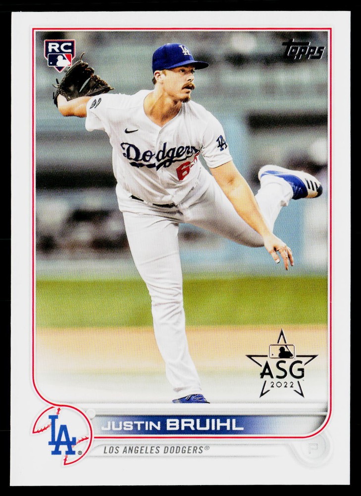 Justin Bruihl 2022 Topps All-Star Game Stamped #658 Dodgers Rookie Card  