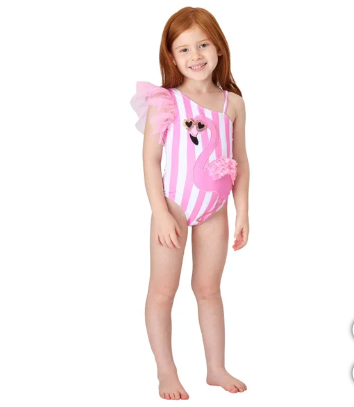 🔥 Flapdoodles Kids 2-Piece Swim Set -Vibrant Colors & Trendy 🌊 NWT 2T 3T 4 5 6