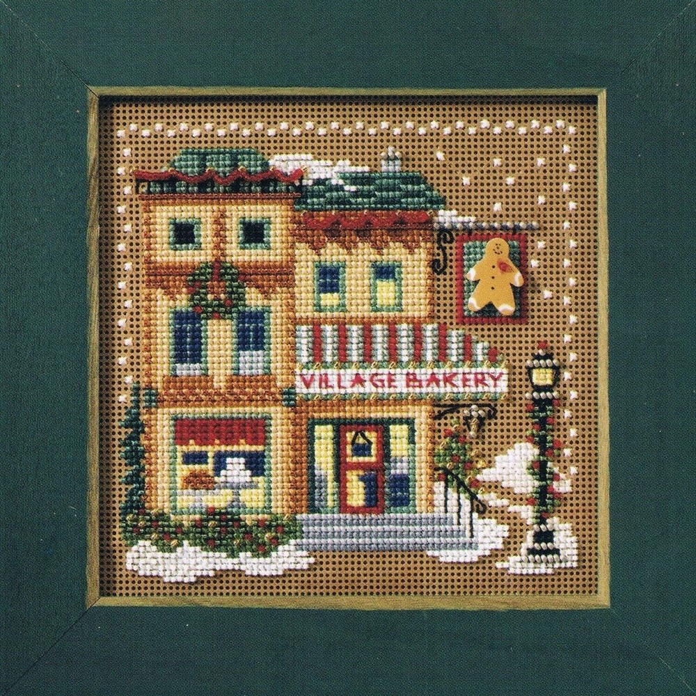 MILL HILL Button Beads Kit Counted Cross Stitch VILLAGE BAKERY Christmas Village