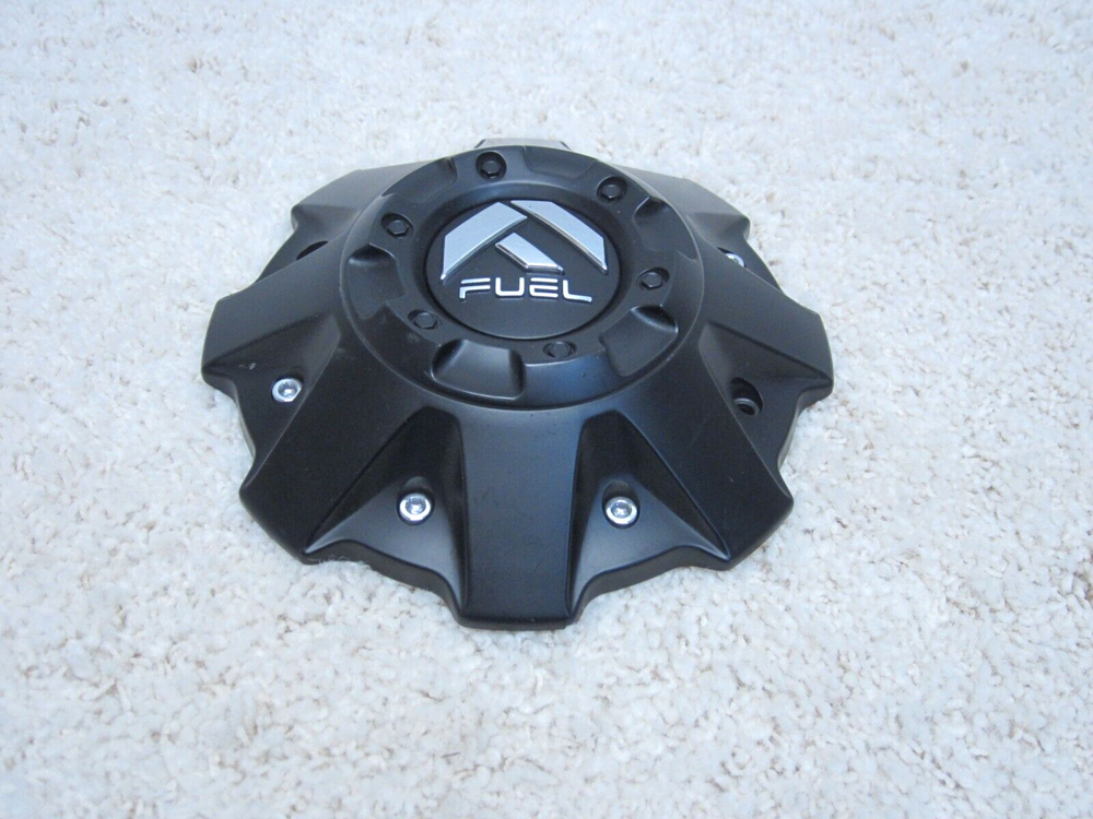 FUEL 1001-63 CUSTOM ALLOY WHEEL BOLT ON MATTE BLACK CENTER CAP #2F-1