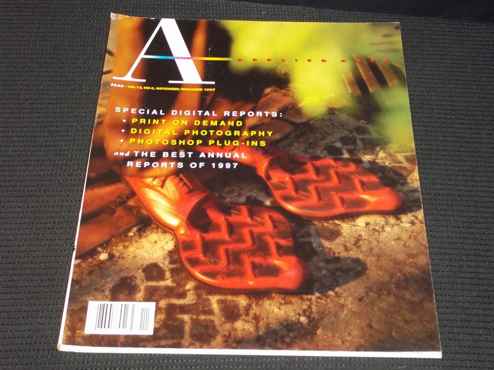 1997 NOVEMBER APPLIED ARTS MAGAZINE - PHILIP ROSTRON FRONT COVER - E 3111
