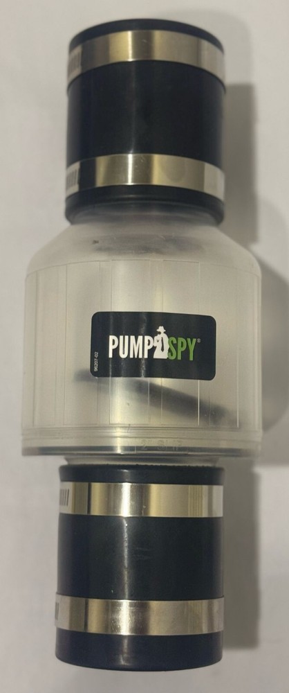 PumpSpy Silent 1-1/2 Inch Check Valve with Buna-N Couplings Model CV-150 Spring Loaded