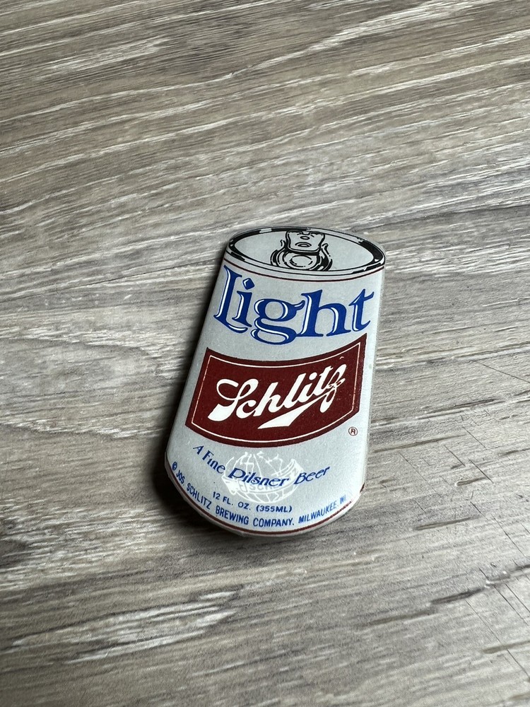 Vintage Schlitz Beer Can Lapel Hat Pin Promo Barware Man Cave Decor Bin 9