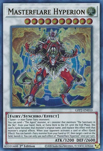 1x Masterflare Hyperion - NM Eng YuGiOh - Ghosts From the Past: The 2nd Haunting