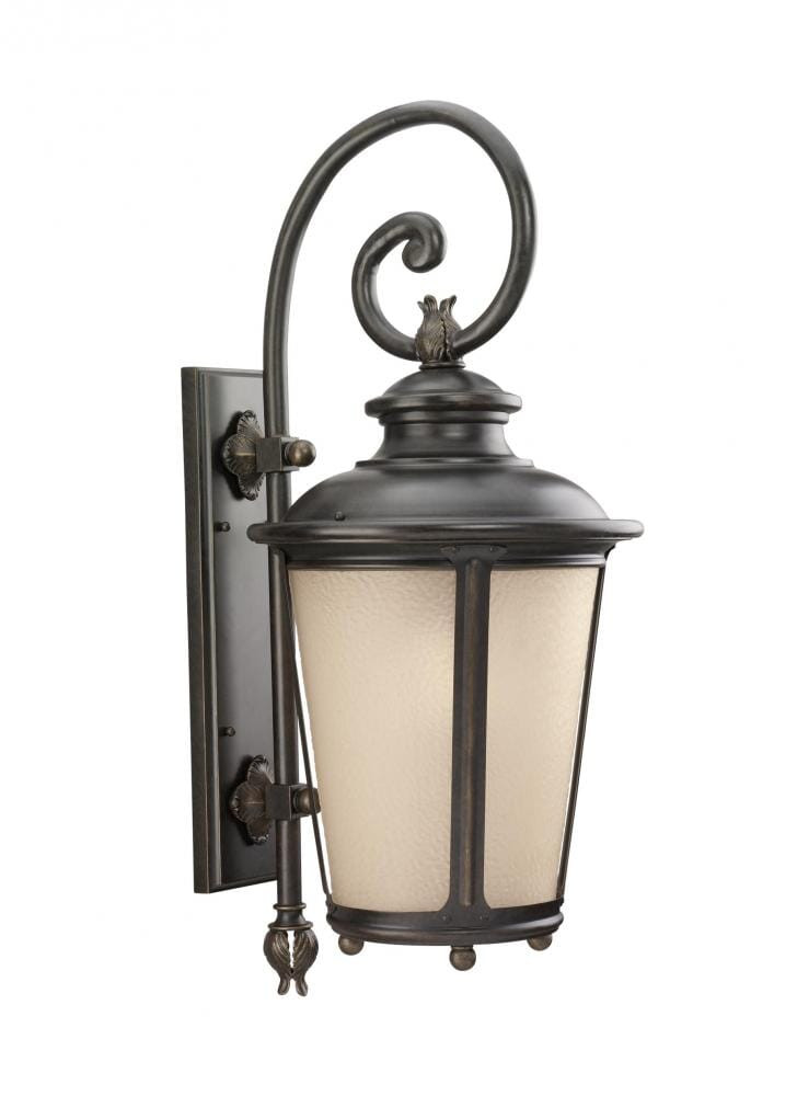 Elegant Burled Iron Cape May One-Light Outdoor Wall Lantern