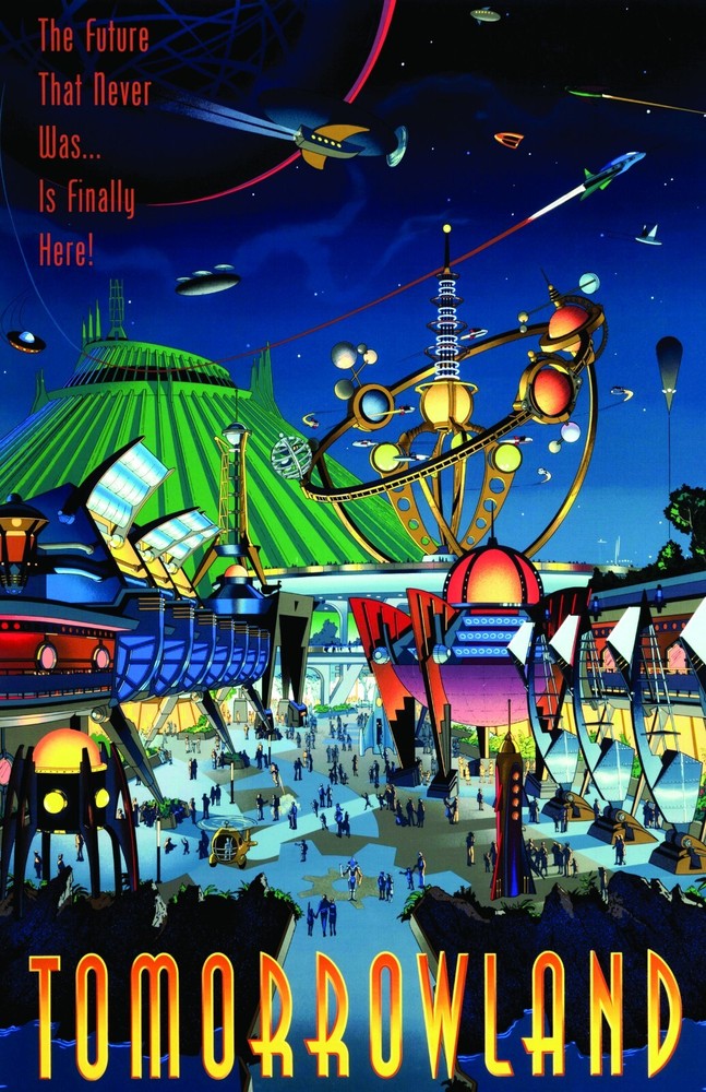 Disney Tomorrowland Reimagined 13x19 Satin Art Poster Print