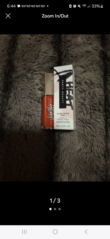 FENTY BEAUTY Gloss Bomb Heat in Hot Cherry 9ml Lip Gloss