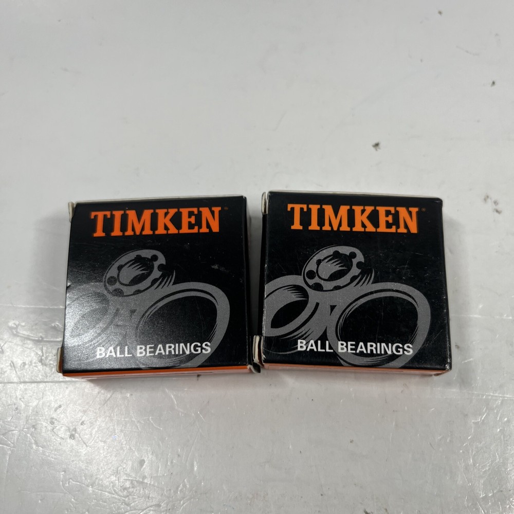 (2 PACK) TIMKEN 6203-2RS C3 6203-2RS 17X40X12MM Double Rubber Seal Ball Bearings