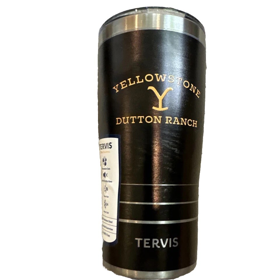 Tervis Yellowstone Dutton Ranch Tumbler Cup Stainless Steel Travel Mug 20 oz NEW