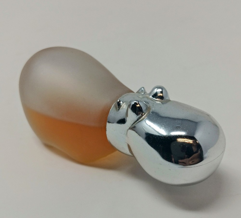 Vintage AVON Baby Hippo Cologne Bottle Collectible