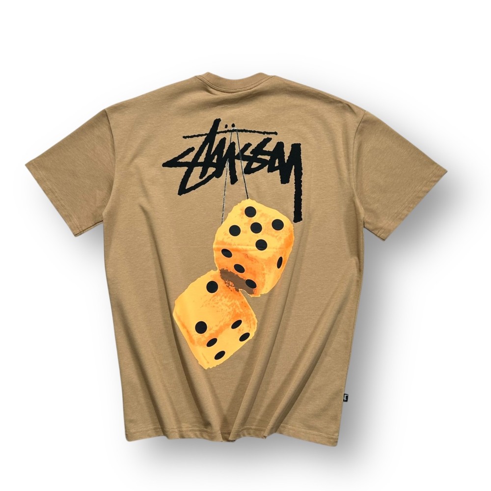 Stussy Dice T-shirt Medium Brown