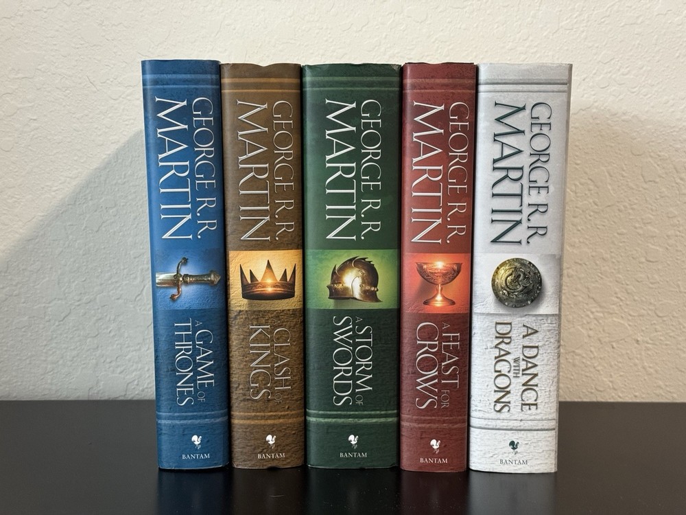 Game of Thrones Hardcover Book Set by George RR Martin - A Song of Ice and Fire-image