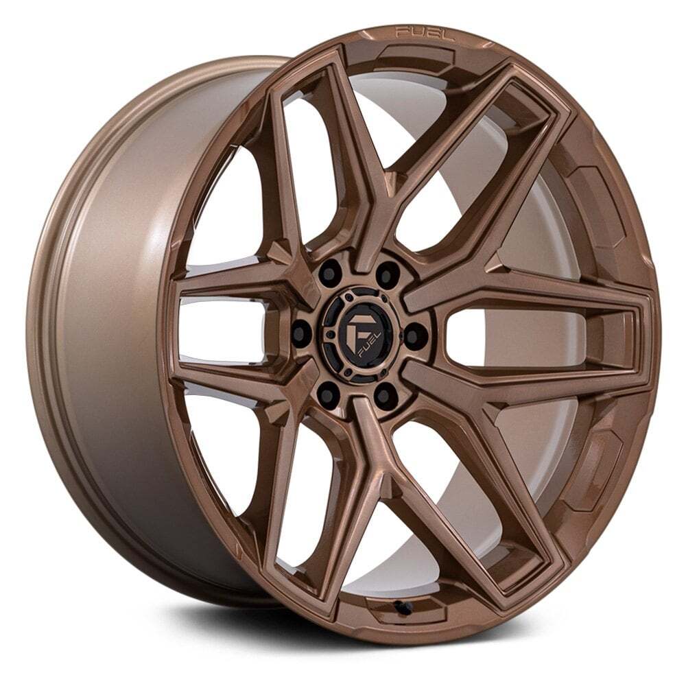 Fuel FC854 FLUX 6-Wheel 22x10 -18 Offset 6x135 Bolt Pattern 87.1 Bore Bronze Single Rim