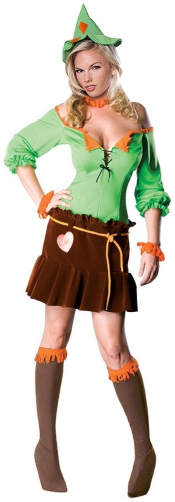 Sexy Scarecrow Wizard of Oz Adult Costume Small