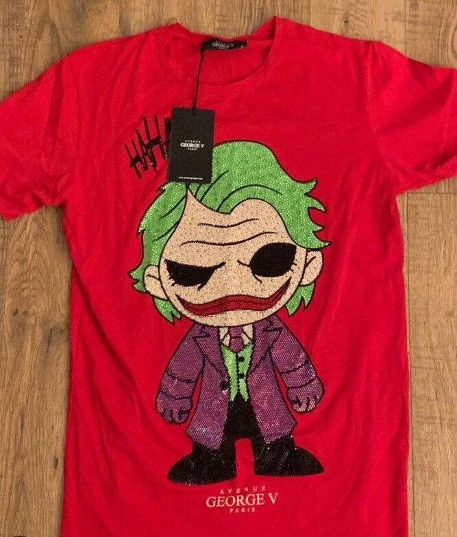 Avenue George V Paris Men's Joker T Shirt Size 2XL