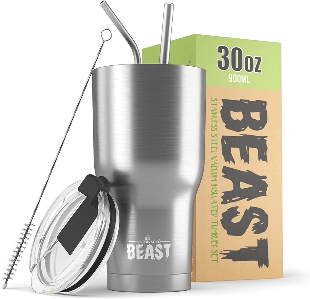 Beast 30 oz Stainless Steel Vacuum Insulated Tumbler for Hot and Cold Drinks