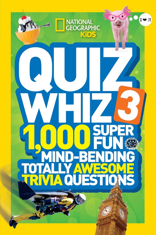 National Geographic Kids Quiz Whiz 3 - 1000 Fun Mind-Bending Trivia Questions-image