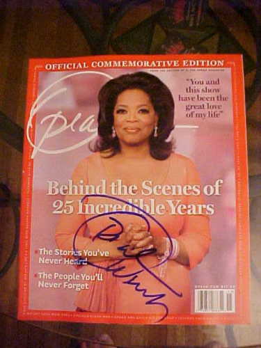 OPRAH WINFREY SIGNED COMMERATIVE OPRAH MAGAZINE