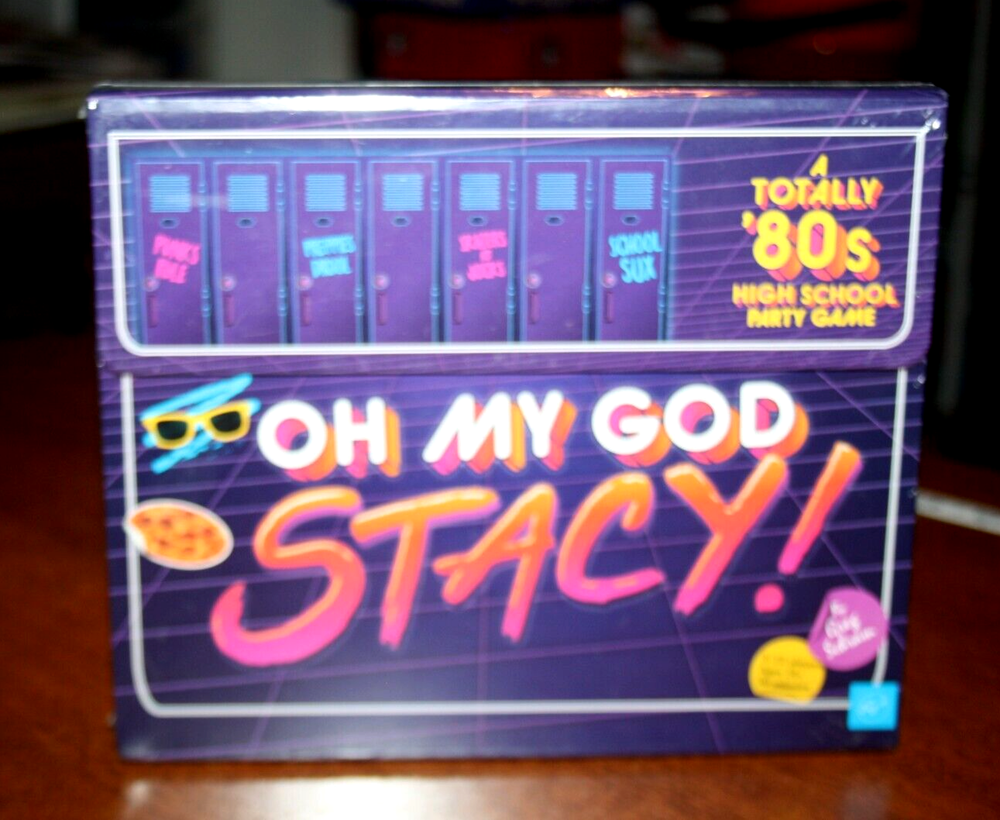 Relive the 80s with Oh My God Stacy High School Party Game by Greg Schram 2019-image