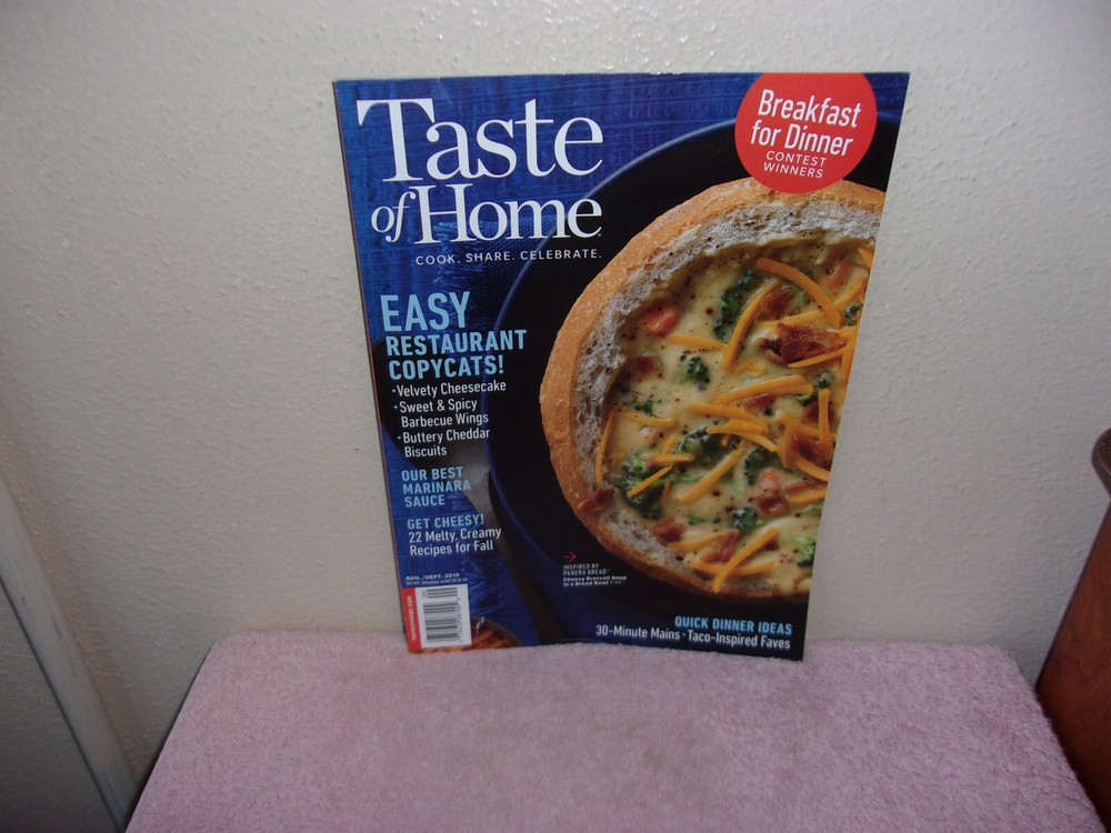 TASTE OF HOME  MAGAZINE EDITED by A THOUSAND COUNTRY COOKS...AUGUST / SEPT 2019-image