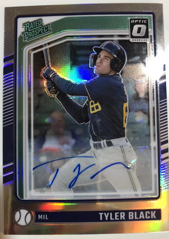 Jackson Chourio 3 RC 3 Autos Yount Black Pratt Wilken Milwaukee Brewers Lot