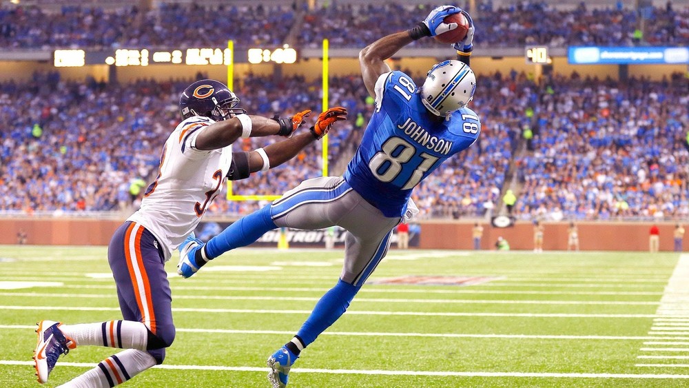 Calvin Johnson Detroit Lions Game 8x10 Picture Celebrity Print