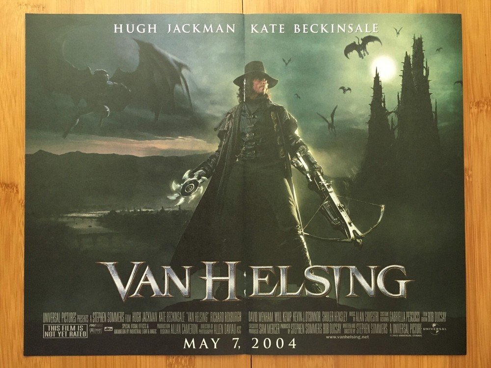 2004 Van Helsing Print Ad/Poster Hugh Jackman Kate Beckinsale Movie Art