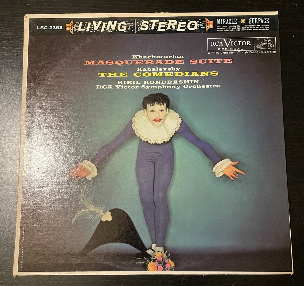 Kondrashin - Masquerade Suite/The Comedians - LSC-2398 - 1967 US Pressing - Rare