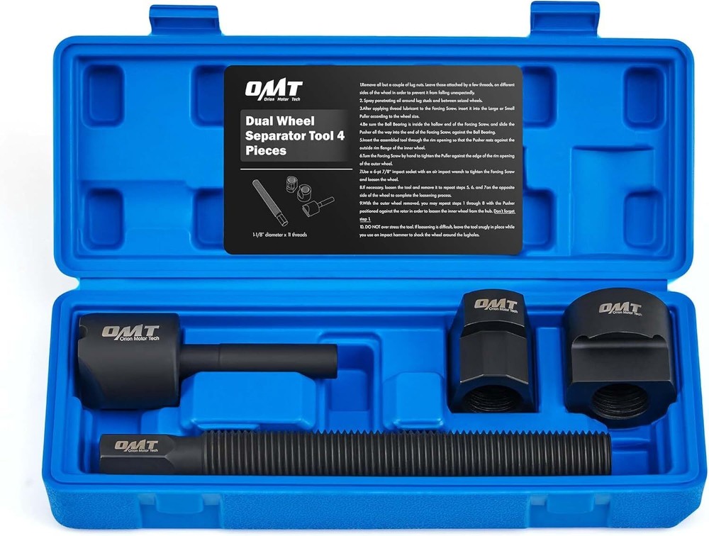 US Orion Motor Tech Dual Wheel Separator Tool 4-Piece Wheel Hub Removal Tool 11