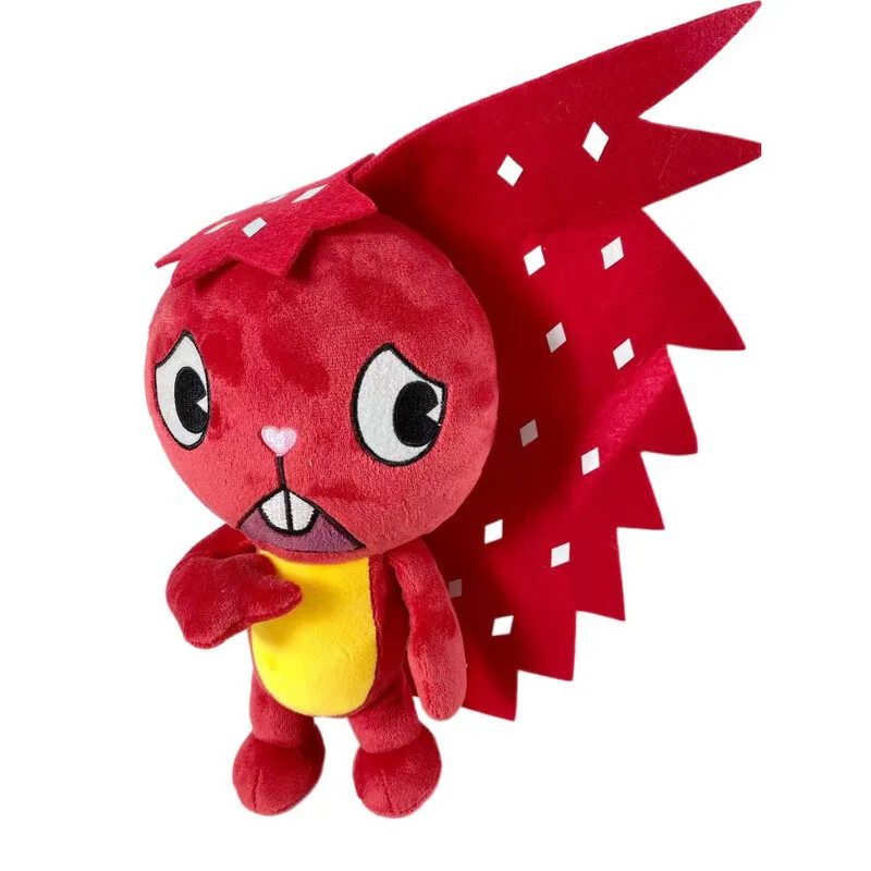12in Happy Tree Friends HTF Flaky Doll Red Stuffed Plush Toy Collection Gift Hot