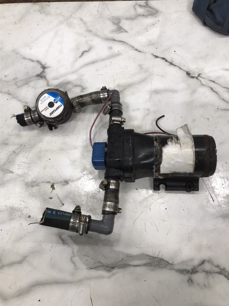 04 Cabo 31 Express Boat Jabsco marine RV water pump