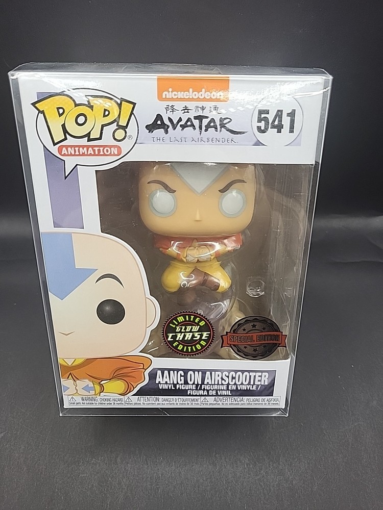 Funko Pop Avatar Aang On Airscooter SE Glow Chase #541-image