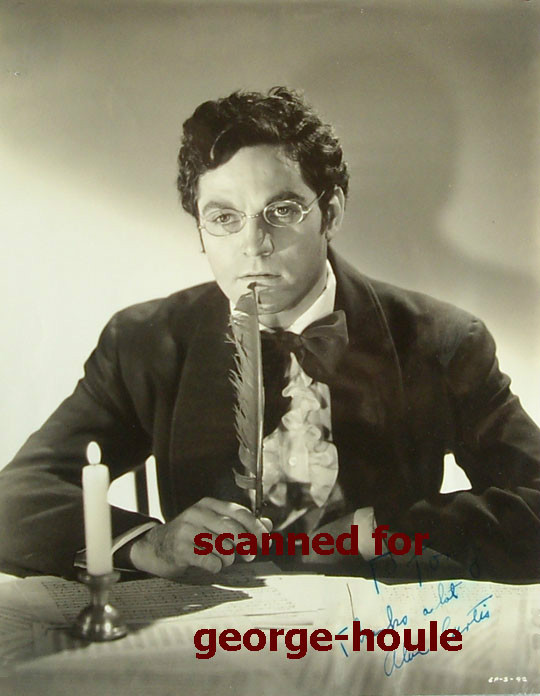 ALAN CURTIS - PHOTOGRAPH - SIGNED  - HUMPHREY BOGART - ABBOTT & COSTELLO-image