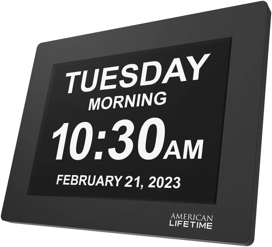 American Newest Version, Day Clock Extra Large Impaired Vision Digital Clock wit