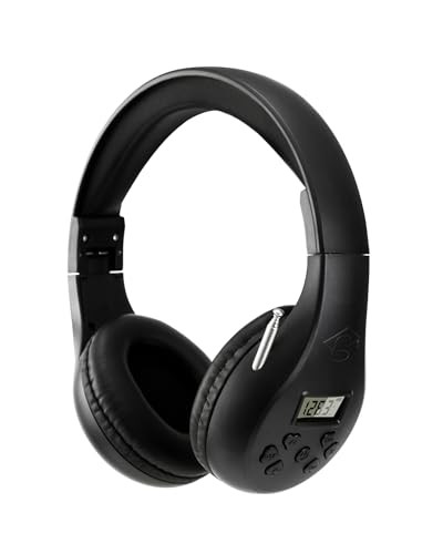 Portable Personal FM Radio Headphones with Best Reception, Walkman Wireless