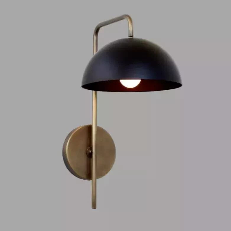 Antique Brass Wall lamp- brass wall fixture -mounted sconce-Bedside wall light