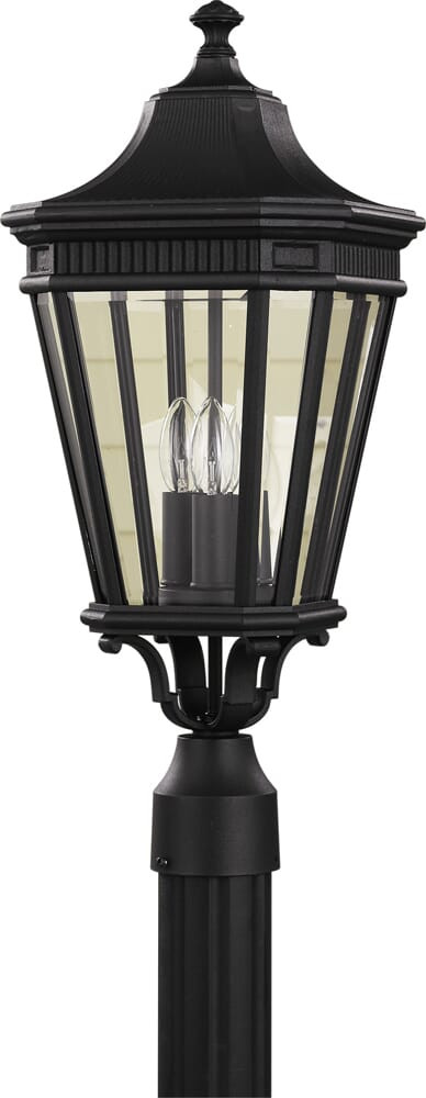 Feiss OL5407BK Cotswold Lane Outdoor Lantern in Elegant Black Finish